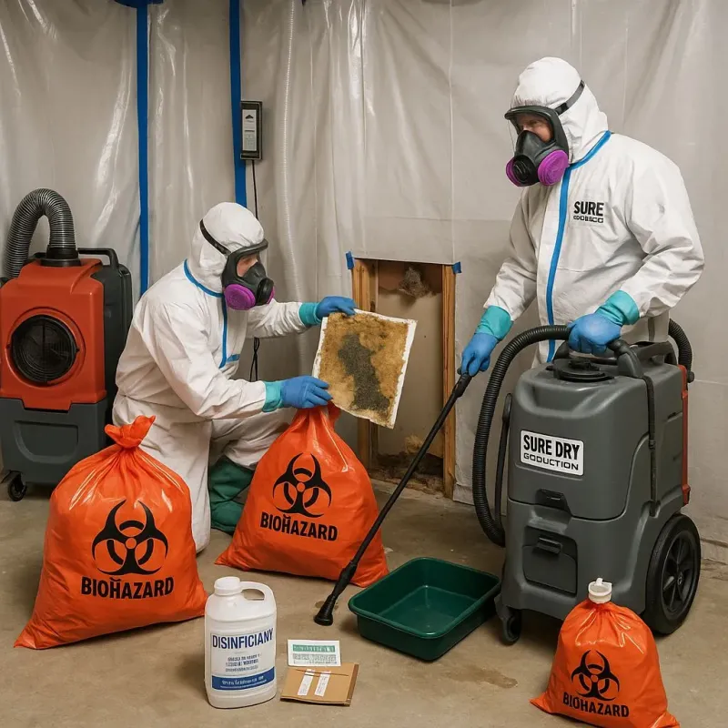 Contaminated Water Handling Protocols process in Canyon Lake, CA