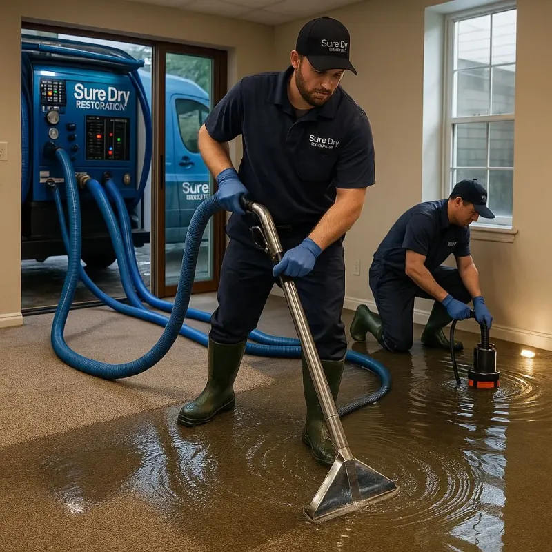 Water Extraction and Removal process in Canyon Lake, CA